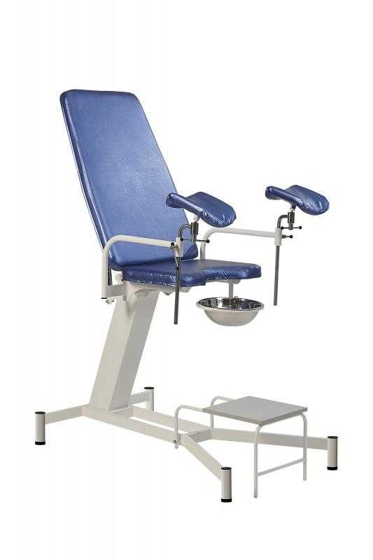 Кресло гинекологическое КГ-«МСК» с постоянной высотой и механической регулировкой спинки (код МСК-1409)